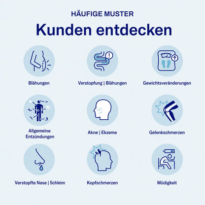 Set mit Lebensmitteln, Vitaminen und Produkten für die Darmgesundheit